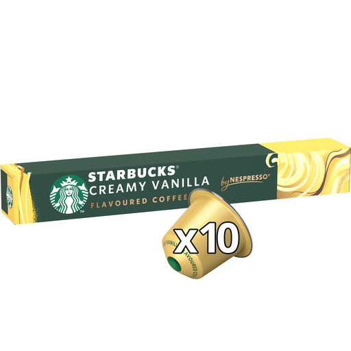STARBUCKS Vanilla Flavored Coffee Capsules Intensity 5 for Nespresso 10 capsules