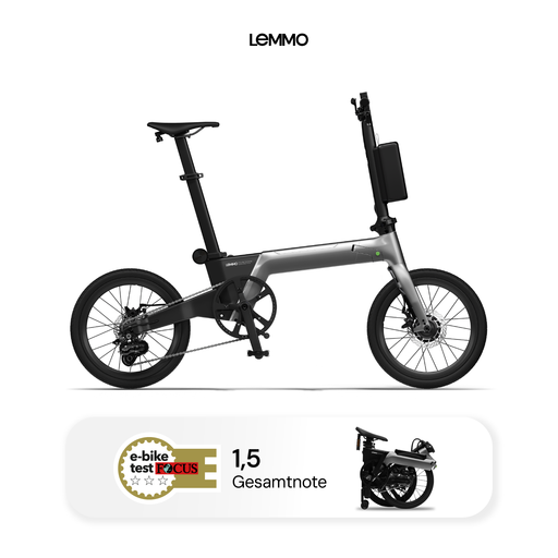 LEMMO Zero Space Grey Carbon Folding E-Bike