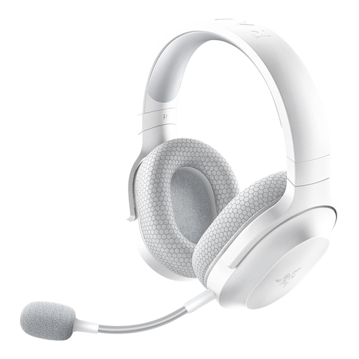 Razer Barracuda X - Wireless Multiplatform Headset for Gaming and Mobile Devices (SmartSwitch Dual Wireless, Triforce 40mm, Cardioid Microphone, 50h Battery, USB-C) Mercury White