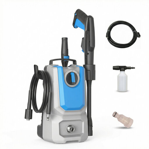 Lugia Jet+ High-Pressure Cleaner 1300W – 90 Bar – Compact & Powerful