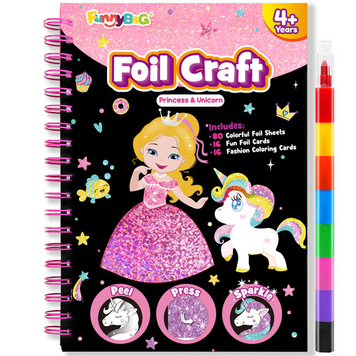Princess Series Foil Art Craft Kit