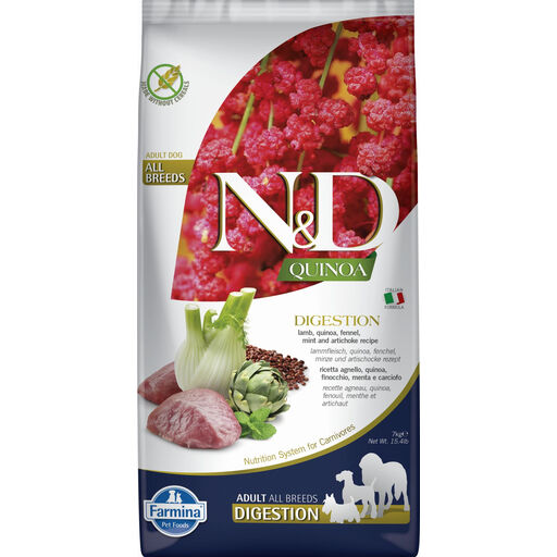 Farmina N&D Quinoa Digestion Adult Medi/Maxi Lamb 7 kg