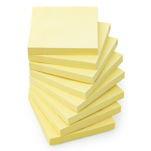 M&G Sticky Notes 3 x 3 Inches Canary Yellow