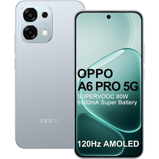 OPPO A6 Pro 5G in Lunar Titanium