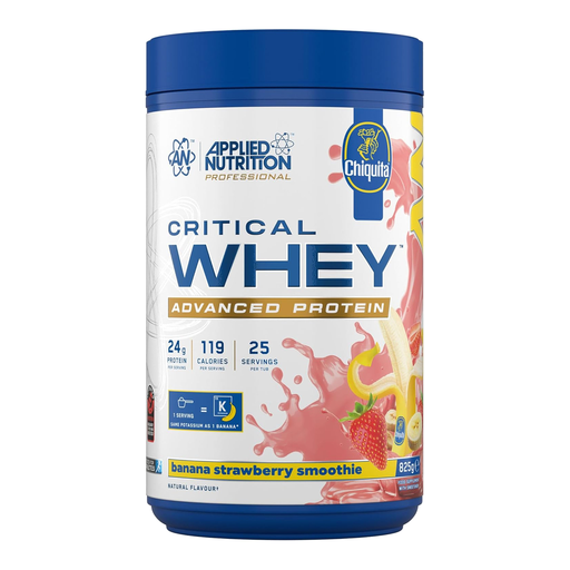 Applied Nutrition Critical Whey 蛋白粉 香蕉草莓口味 - 825g