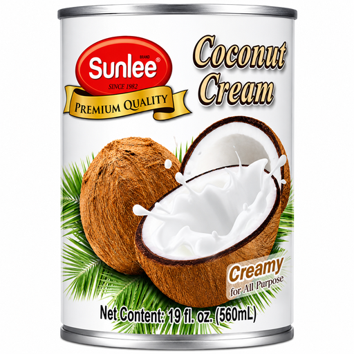 Sunlee Coconut CREAM 20-22% WHITE (Easy Open) 400ml