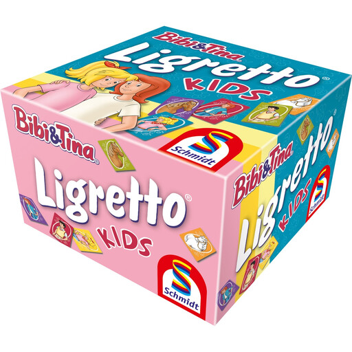 Schmidt Spiele 01412 Family Games Ligretto Kids, Bibi & Tina, ages 5 and over