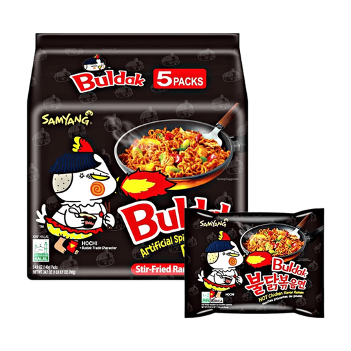Samyang Buldak Hot Chicken Ramen Original 5 Pack 140g