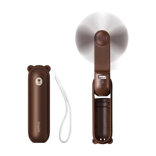 JISULIFE Mini Handheld Fan 3-in-1