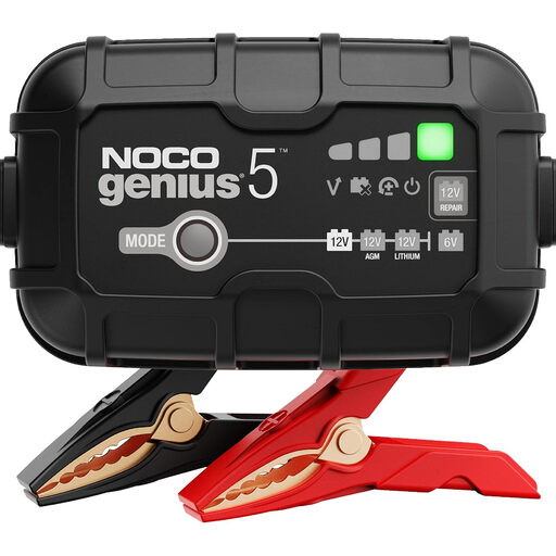 NOCO GENIUS5: 5A Battery Charger for Car & Motorcycle