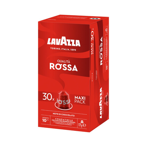 Lavazza Qualità Rossa Nespresso-compatible capsules, pack of 30