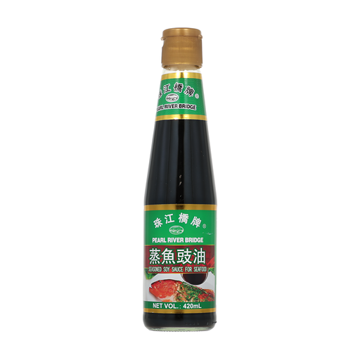 Pearl River Bridge Seasoned Soy Sauce for Seafood 420ml