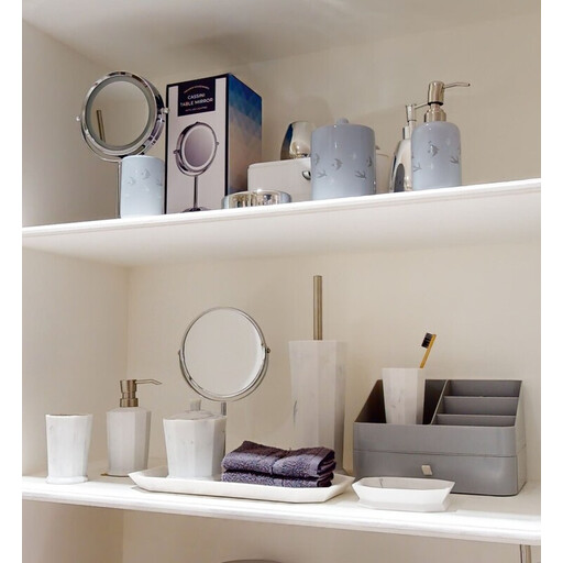 Maison by Premier Grey Marble Effect Towel Tray