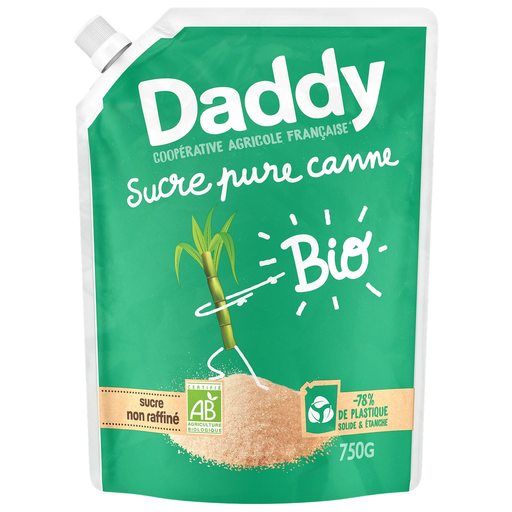 DADDY Organic Pure Cane Granulated Sugar 750g