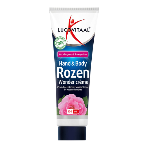 Lucovitaal Hand & Body Rose Wonder Cream 100ml