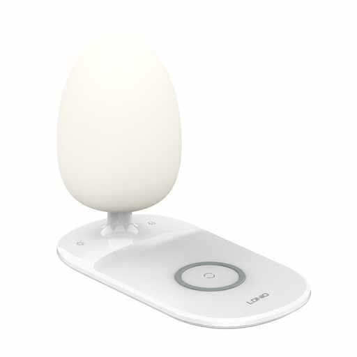 LDNIO Wireless USB-C Charging Desk Lamp in white