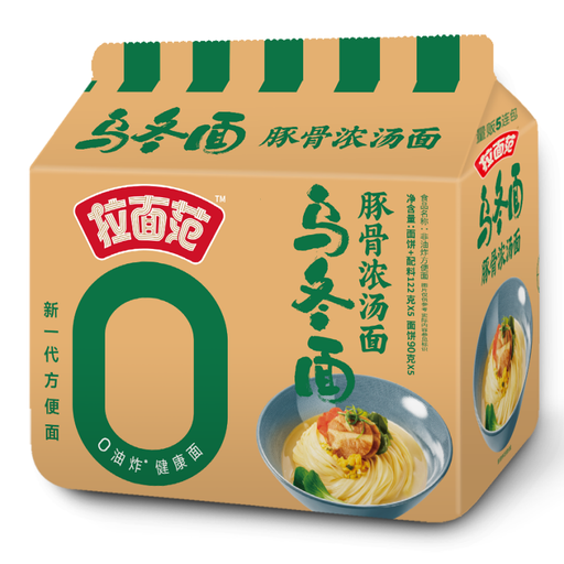 Lamianfan Udon Noodles, Tonkotsu Rich Soup, 5-Pack 122g*5