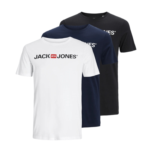 JACK&JONES ESSENTIALS JJECORP LOGO TEE SS CREW NECK 3PKMP NOOS Regular Fit