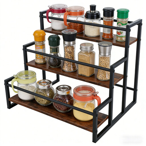 SRD Tiered Countertop Syrup & Condiment Rack-2 Pack