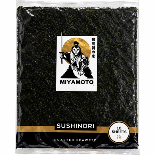 Miyamoto Sushi Nori Roasted Seaweed 10 Sheets