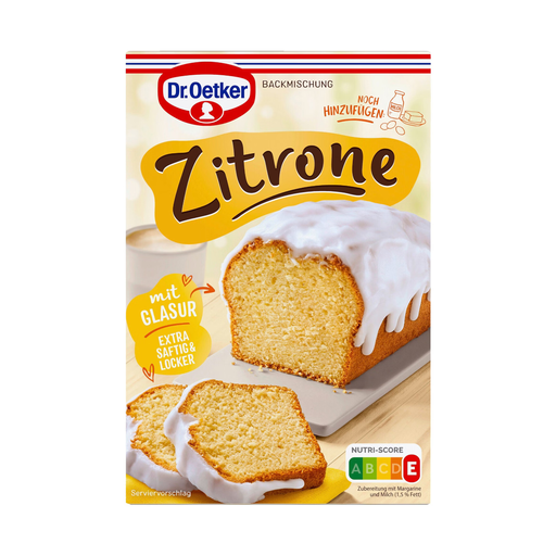 Dr. Oetker Lemon Cake Baking Mix 525 g