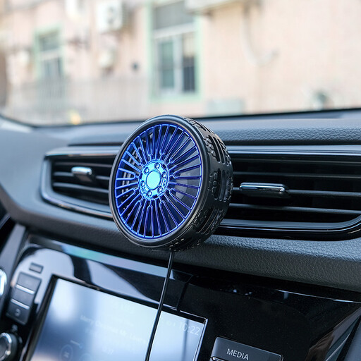 Multi-Function Tire Shape Car Fan