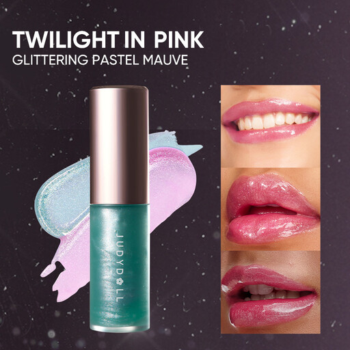 JUDYDOLL DAZZLE CRUSH LIP OIL 03 TWILIGHT IN PINK