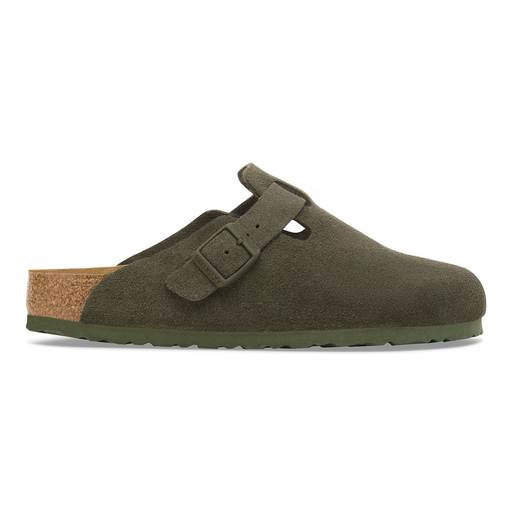 BIRKENSTOCK Boston Suede Leather Thyme 37