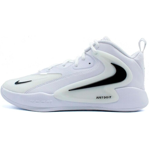 Nike Hyperset 2 FQ7070 101 in wit met zwart en blauwe accenten