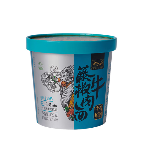 An Shi Liu He Rattan Pepper Beef Noodle, 127g*12