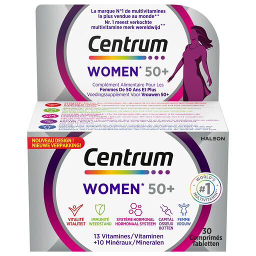 Centrum Femmes 50+ Multivitamines et Minéraux