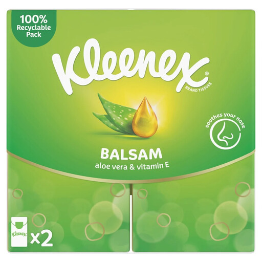 Kleenex Balsam Tissues 2 Pack