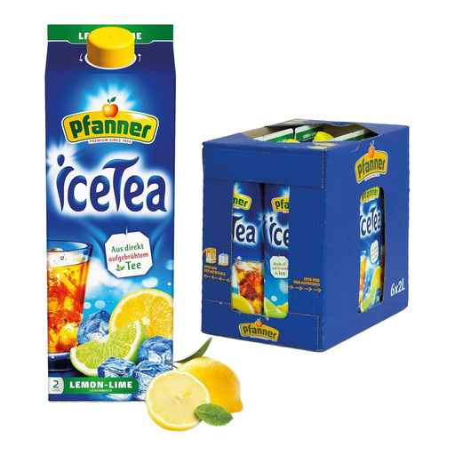 Pfanner Eistee Limette-Zitrone 6x2L