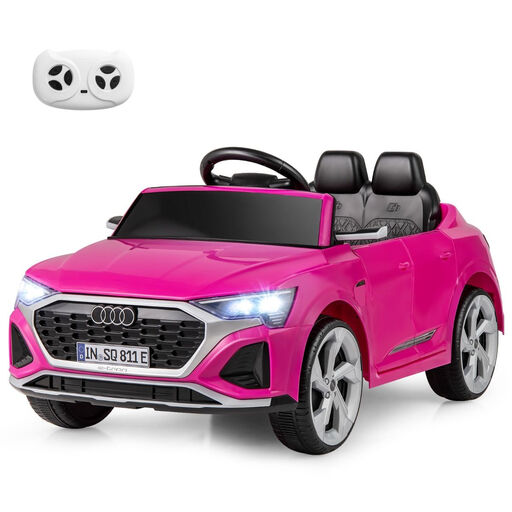 Pink Audi SQ8 kids' electric car