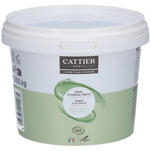 CATTIER Paris 即用型绿泥膏罐装 1.35 kg