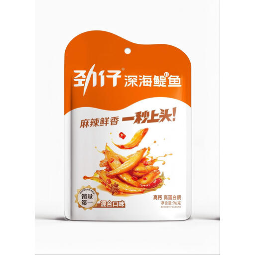 Jin Zai Deep Sea Fish Mixed Flavor 96g(12 Individual Packs)