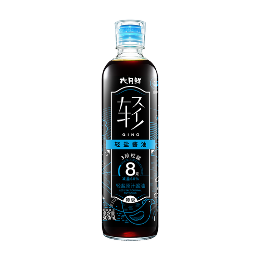 LiuYueXian LESS SALT ORIGINAL SOY SAUCE 500ML