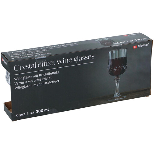 Alpina Plastic Wijnglazen Set