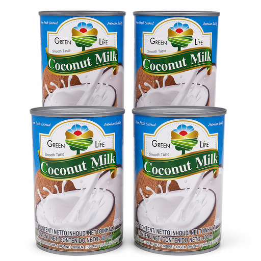 Green Life Coconut Milk 400ml (Pack of 4)