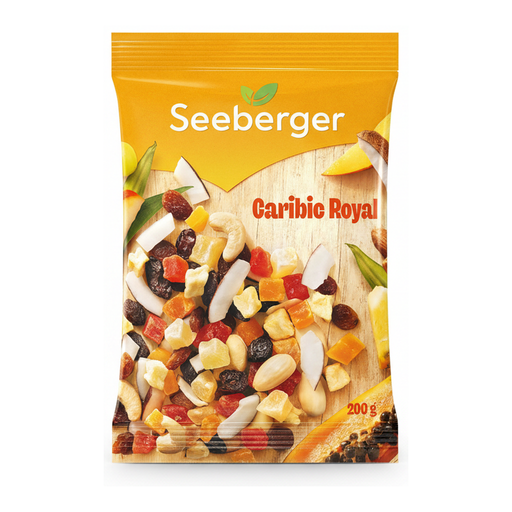 Seeberger Caribic Royal Dried Fruit and Nut Mix 200g