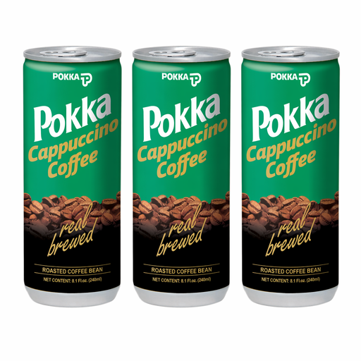 POKKA Coffee Drink Cappuccino Can 240ml x 3 pcs