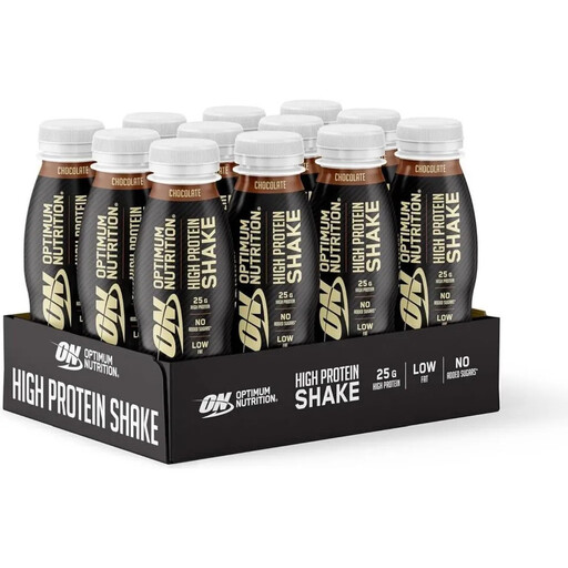 Optimum Nutrition High Protein Shake - 12 x 330 ml - Chocolate