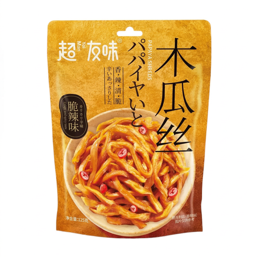 Chaoyouwei Crispy Papaya Strips Spicy Flavour