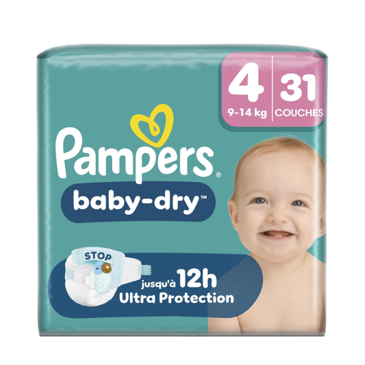 Pampers Baby-Dry size 4, 31 nappies