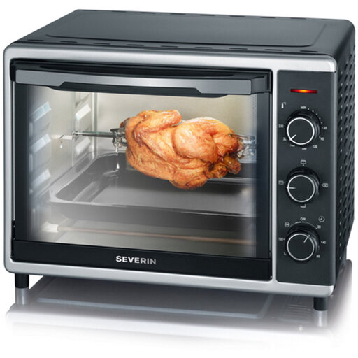 Severin TO 2056 - Oven - Freestanding Hot Air - Black/Silver