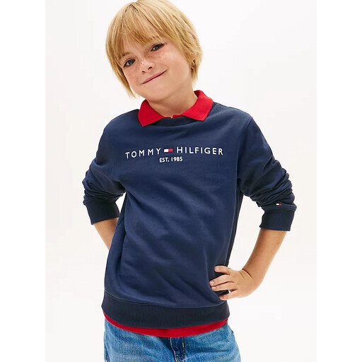 Tommy Hilfiger ESSENTIAL SWEATSHIRT Kids Gender Inclusive Twilight Navy 7