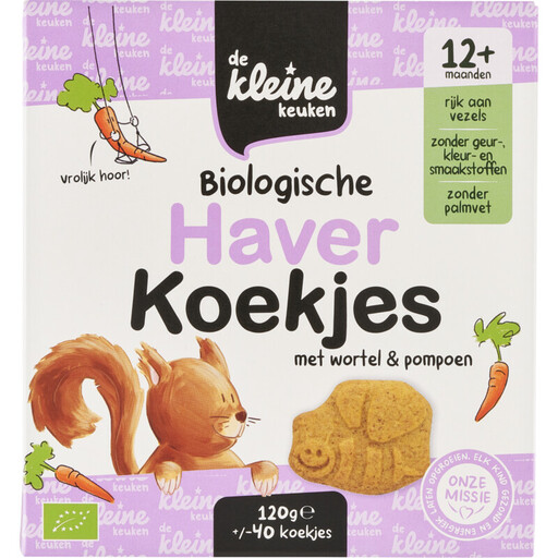 De Kleine Keuken ORGANIC Oat Biscuit 18+