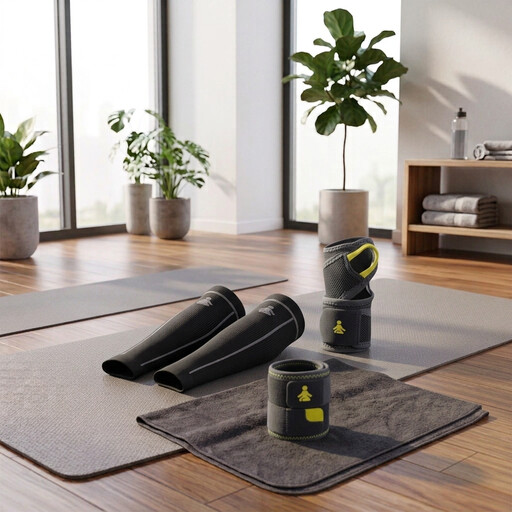 FitPaddy 3-Piece Weightlifting & Crossfit Compression Support Set (L/XL)