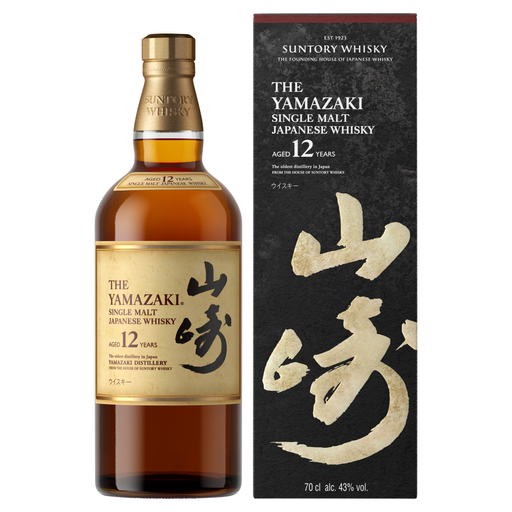 Suntory Yamazaki 12 Year Old Japanese Single Malt Whisky 70cl