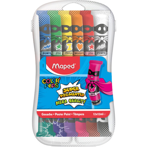 Maped Children's Gouache Paint 12 Tubes